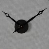 Olivia & May 24"x24" Metal Minimalistic Wall Clock with Mesh Backing Black - : Silent Mechanism, Keyhole Hanging, Industrial Decor - 4 of 4