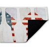 Stupell Industries Patriotic Flag Boat Paddles Printed Outdoor Door Mat, design by Kim Allen, 18"x30" - 2 of 4