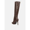 Indulgent High Heel Croc Calf Boots Women - 4 of 4