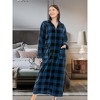ADR Women's Zip Up Robe Fleece Soft Warm Plush Oversized Zipper Bathrobe - 2 of 3