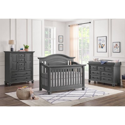 Oxford Baby London Lane 4-in-1 Convertible Crib