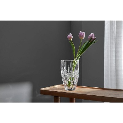 Marquis 9-Inch Clear Crystal Cut Round Vase