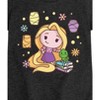Girls' - Disney Princess - Kawaii Chibi Rapunzel and Pascal Fitted Short Sleeve Graphic T-Shirt - 2 of 4