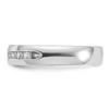 Black Bow Jewelry 4.5mm 14K White Gold 9-Stone 1/4 Ctw Lab Created Diamond Band - 4 of 4
