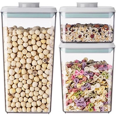 Paaaawaters Airtight Food Storage Container Sets with Lids 6Pcs Pop Containers for Kitchen Pantry