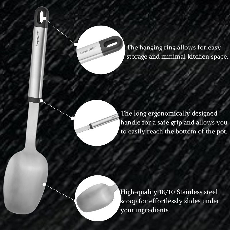 BergHOFF Essentials Stainless Steel Serving Spoon, 5 of 6
