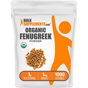 BulkSupplements Organic Fenugreek Powder - 1 of 4