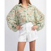 Women's No More Secrets Balloon Sleeve Top - eesome - 3 of 4