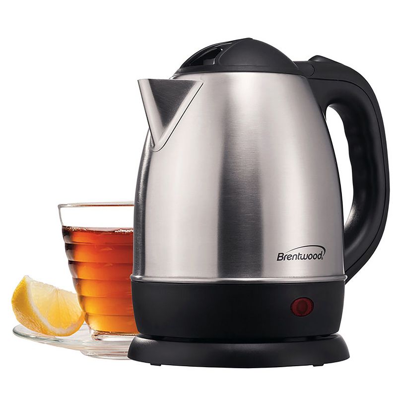 Brentwood 1.5 Liter 1000W Stainless Steel Electric Cordless Tea Kettle, 5 of 8