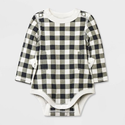 Image of Baby Adaptive Graphic Bodysuit - Cat & Jack™ Off-White Newborn