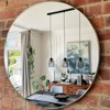 Ridstar 30 in. W x 30 in. H Gold Metal Round Bathroom Mirror - 3 of 4