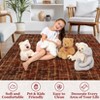 COZONY Abstract Area Rug, Machine Washable Low Pile Carpet with Non-Slip Backing for Living Room, Bedroom, Office - 3 of 4