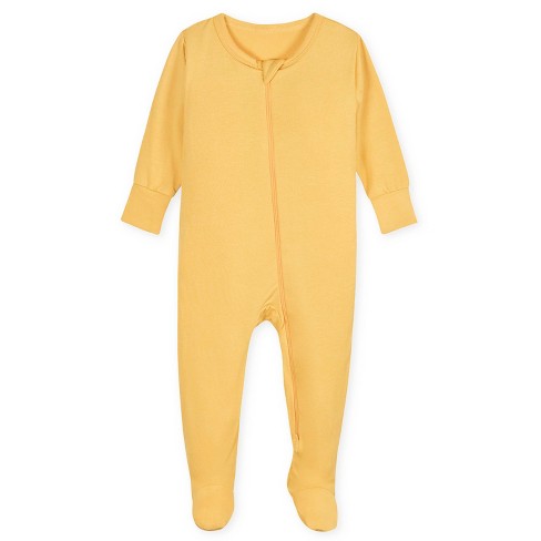 Gerber Baby Buttery soft Snug Fit Footed Pajamas Honey 0 3