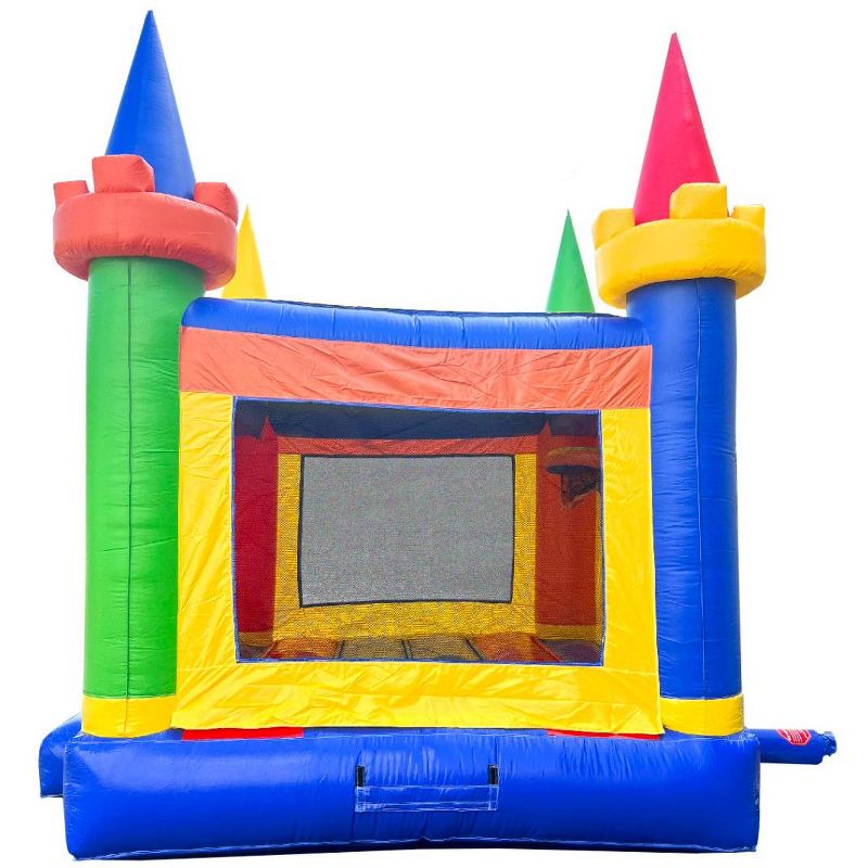 Pogo Bounce House Crossover Kids Inflatable Bounce House with Blower, Rainbow Modular, 3 of 7