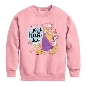 Boys' - Disney - Good Hair Day Graphic Long Sleeve Fleece Sweatshirt - 1 of 3