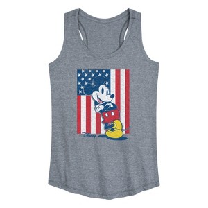 Women's - Disney - Americana Graphic Racerback Tank - 1 of 4