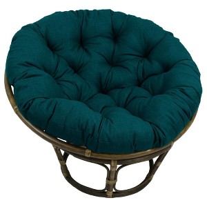 Blazing Needles, 44-inch Solid Outdoor Spun Polyester Papasan Cushion (Fits 42-inch Papasan Frame) - 1 of 1