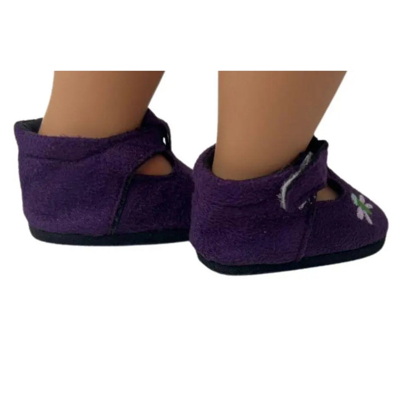 Детская кукла Doll Clothes Superstore Purple Velvetten Doll Shoes, цвет: Фиолетовый — фото 3
