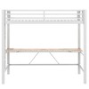 YOOCOZZ Metal Gaming Loft Bed with Desk, USB Ports and Remote LED Light - 4 of 4