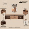 Manhattan Comfort 85" Dumbo TV Stand for TVs up to 80" Golden Brown - 3 of 4