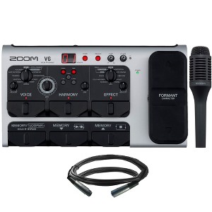 ZOOM V6 ボーカルプロセッサー・マイクロフォンセット Zoom V6-SP Multi-Effects Vocal Processor Pedal + SGV-6 Vocal