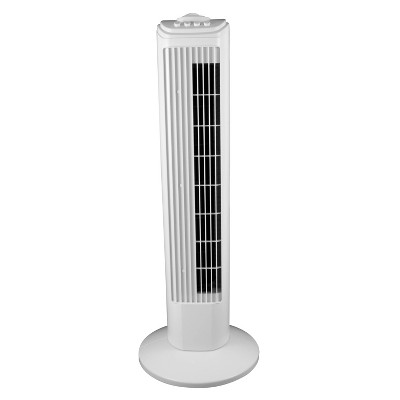 Royal Sovereign 29" Portable Oscillating Tower Fan White