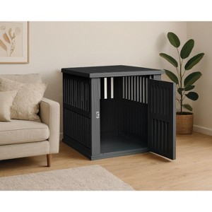 Kumasinova 30"/39" Dog Crate Furniture with Lockable Door,Multi-Functional Dog Crate for Indoor Use,Dog Kennel Indoor for Pet Safety and Comfort - 1 of 4