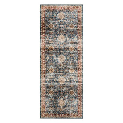 Living Room Rug, Washable Distressed Soft Vintage Boho Floral Large Area Rug, Non Slip Stain Resistant, for House Decor