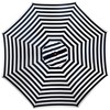 Northlight Striped Outdoor Patio Market Umbrella with Wooden Pole - 8.5' - Blue and White - 3 of 4