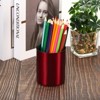 Unique Bargains Desk Stainless Steel Pencil Pen Holders Cup Makeup Brush Holder 1 Pc - 4 of 4