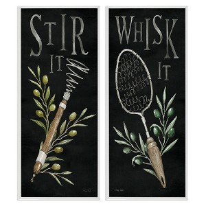 Stupell Industries Vintage Kitchen Phrases, 24" x 10" (Set of 2) - 1 of 4