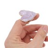 Unique Bargains Portable Heart-shaped Ring Nail Art Palette Purple 1 Pc - 3 of 4