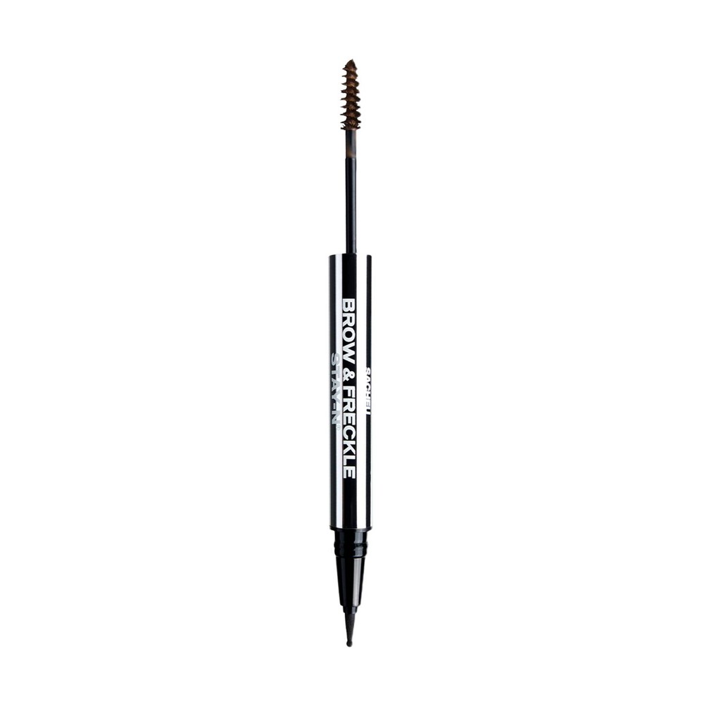 Sacheu Brow & Freckle STAY-N - Caramel Latte - 0.035 fl oz: Eyebrow Enhancer, Liquid Form, Contains Peptides