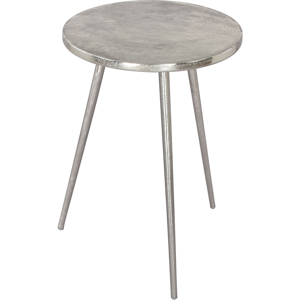 Photos - Coffee Table Kane Side Table Aluminum Silver - ZM Home