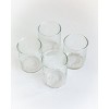Slickblue Set of 4 Handblown Glasses, Hammered Texture Drinkware for Everyday Use or Entertaining, Color Options - 3 of 4