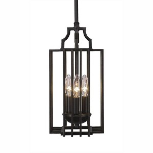Toltec Lighting Sky Loft 3 - Light Pendant in  Dark Granite - 1 of 1
