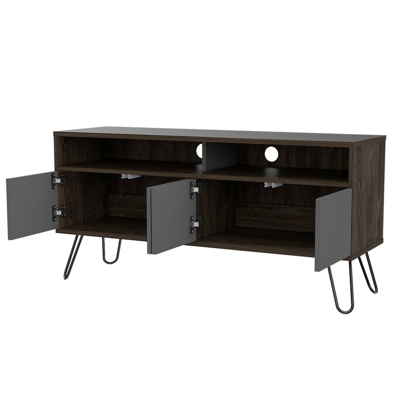 Aster Console TV Stand for TVs up to 55&#34; Brown - RST Brands, 4 of 9