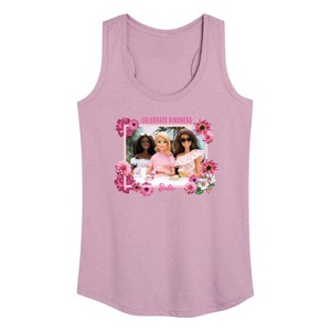 Women's - Barbie - Celebrate Kindness Graphic Racerback Tank - 1 of 4