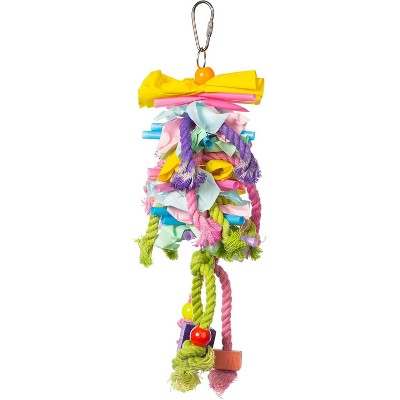 Prevue Pet Products Preen & Pacify Calypso Creations Short Stack Bird Toy 62605