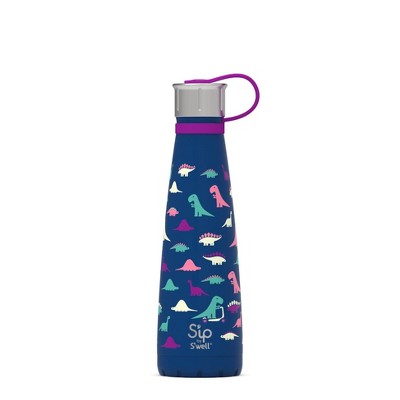 S'ip by S'well 15oz Stainless Steel Dino Days Kids Water Bottle