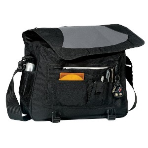 Port Authority Midcity Messenger - Dark Grey/Black - 1 of 4