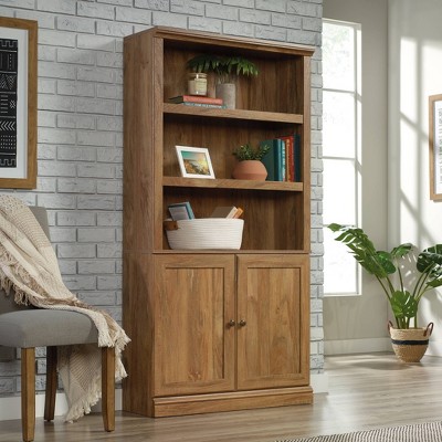 Sindoori Mango 5-Shelf Adjustable Bookcase with Doors