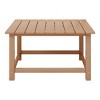 WestinTrends Malibu 5-Piece HDPE Adirondack Chair Outdoor Patio Square Table Conversation Set - 4 of 4