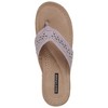 GC Shoes Bari Embellished Perforated Comfort Slide Wedge Sandals - 4 of 4