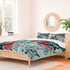Deny Designs 3pc King Burcu Korkmazyurek Summer Garden Duvet and Sham Set - 2 of 4