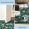 COZONY Washable Floral Vintage Rug with Non-Slip Backing - 2 of 4