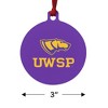 University of Wisconsin-Stevens Point Primary Logo Aluminum Holiday Christmas Tree Ornament - 3 of 4