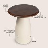 JONATHAN Y Otto 18" Modern Rustic Round Wood/Metal Accent Table - 3 of 4