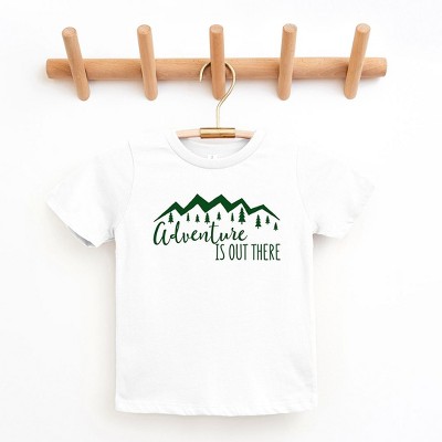 The Juniper Shop Adventure Is Out There Mountains Toddler Short Sleeve Tee