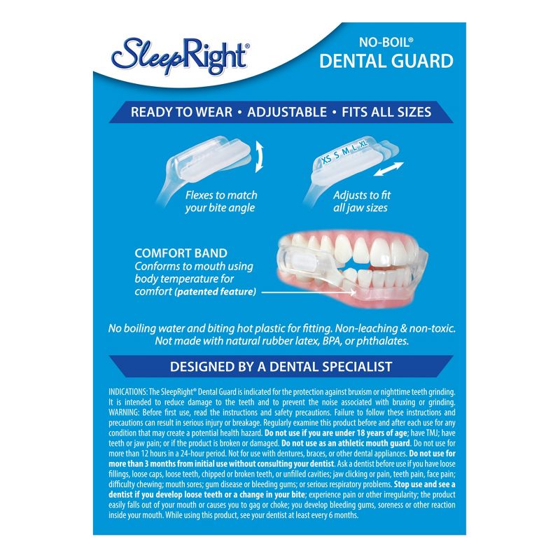 SleepRight Select-Comfort Dental Guard - Sleeping Teeth Guard – Mouth Guard To Prevent Teeth Grinding, 2 of 6